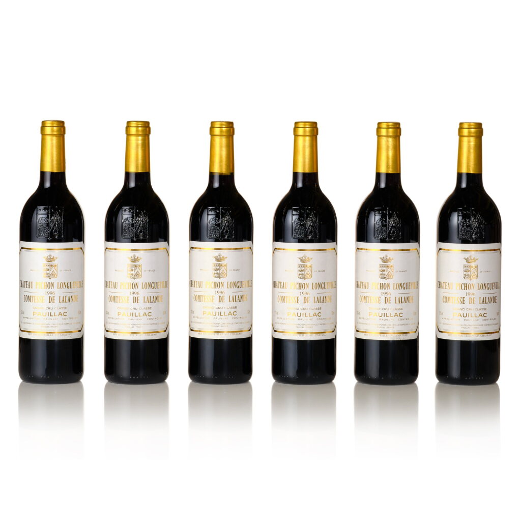 View full screen - View 1 of Lot 294. Château Pichon Longueville, Lalande 1996 (12 BT).