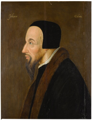 View full screen - View 1 of Lot 11. Portrait of John Calvin (1509-1564).