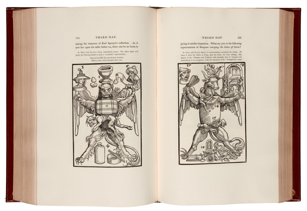 View full screen - View 1 of Lot 121. Thomas Frognall Dibdin | The bibliographical Decameron, 1817, 3 volumes, red morocco, the Beckford copy.