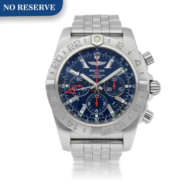 View full screen - View 1 of Lot 179. CHRONOMAT GMT STAINLESS STEEL DUAL-TIME ZONE CHRONOGRAPH WRISTWATCH WITH DATE AND BRACELET CIRCA 2010.
