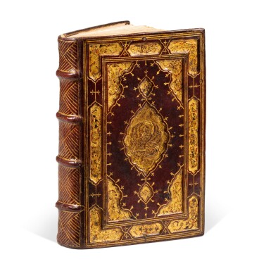 View full screen - View 1 of Lot 14. Commission dogale, par le doge Nicolò da Ponte à Paulo Lauretano. Venise, ca 1580. Reliure vénitienne, de style "dogal".
