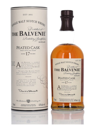 View full screen - View 1 of Lot 51. The Balvenie 17 Year Old Peated Cask 43.0 abv NV (1 Bottle 75cl).