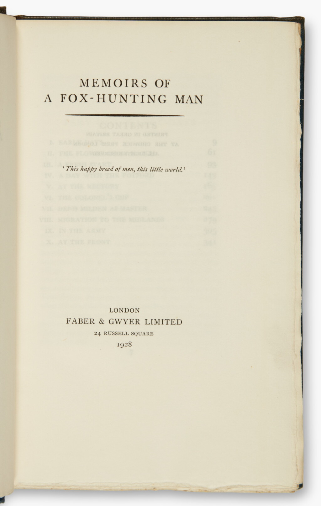 View full screen - View 1 of Lot 127. Siegfried Sassoon | The Sherston Trilogy, first editions, signed.