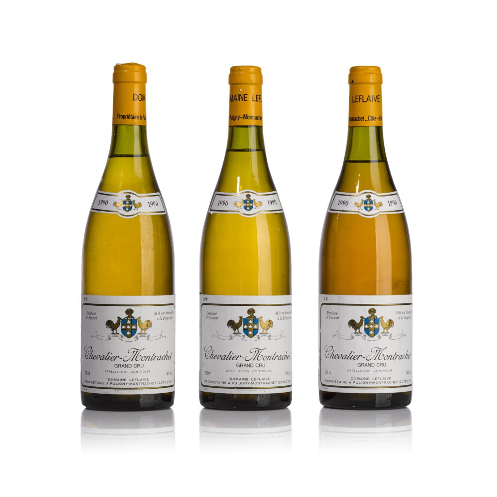View full screen - View 1 of Lot 551. Chevalier Montrachet 1990.