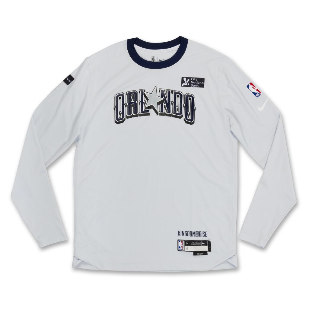 View full screen - View 1 of Lot 190. Mac McClung Orlando Magic 2024-2025 City Edition Warmup Set .