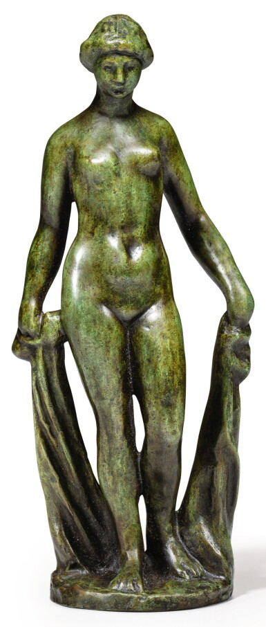 View full screen - View 1 of Lot 48. ARISTIDE MAILLOL | PETITE BAIGNEUSE À LA DRAPERIE.