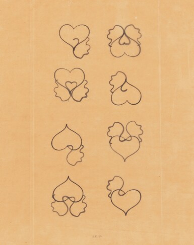 View full screen - View 1 of Lot 78. Ohne Titel (Stempelzeichnung) (Untitled (Stamp Drawing)).