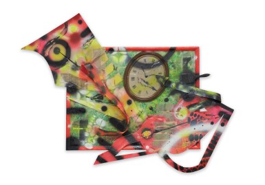 View full screen - View 1 of Lot 1022. RAMMELLZEE | DEATH NOTE: INTRUDE THE PRELUDE - PAINT A TIME THAT CLOCKS OUT.