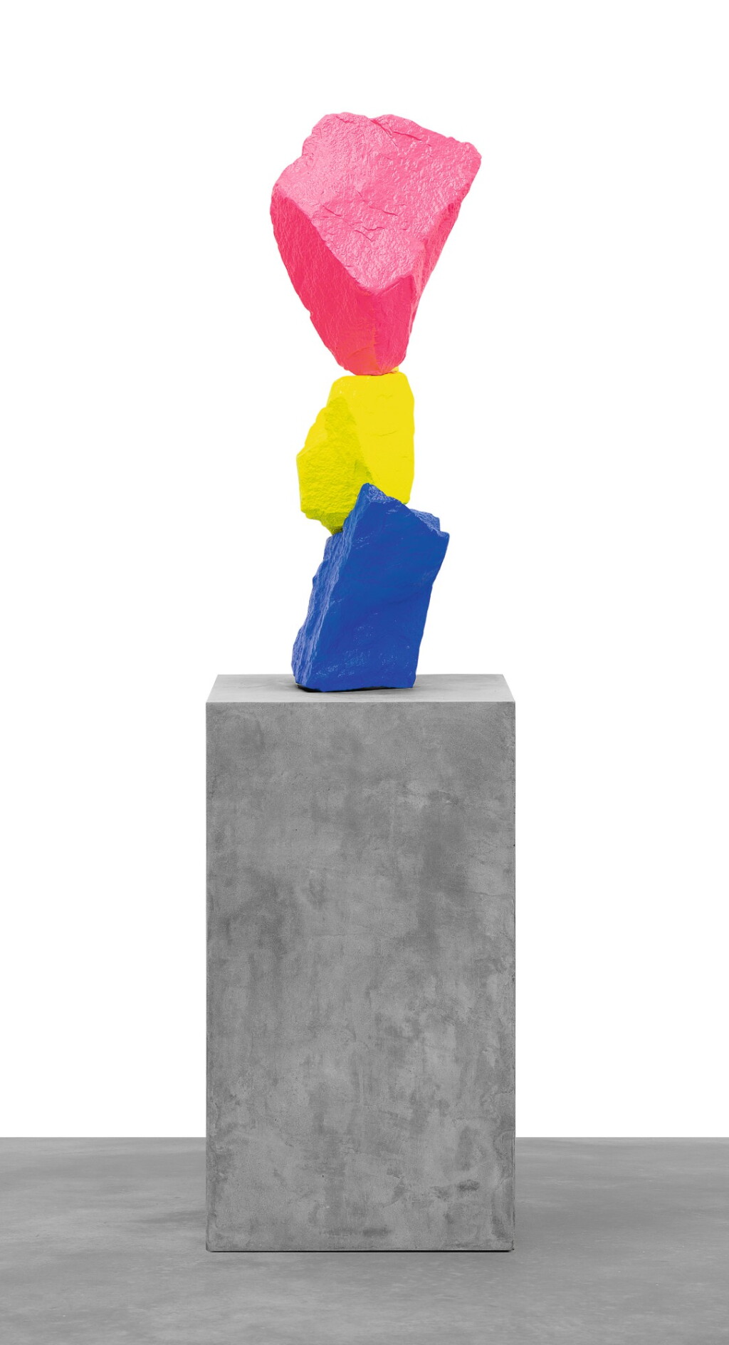 View full screen - View 1 of Lot 54. UGO RONDINONE | BLUE YELLOW PINK MOUNTAIN.