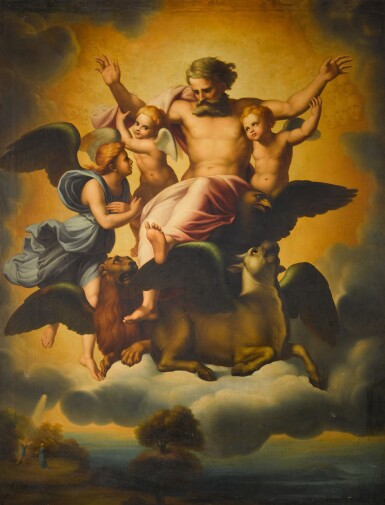 View full screen - View 1 of Lot 10. The Vision of Ezekiel.