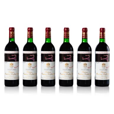 View full screen - View 1 of Lot 151. Château Mouton Rothschild 1990 (12 BT).