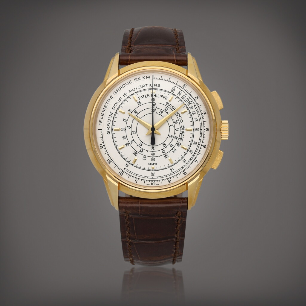 View full screen - View 1 of Lot 7. '175th Anniversary' Reference 5975J A limited edition yellow gold chronograph wristwatch Circa 2014 | 百達翡麗 | '175th Anniversary' 型號 5975J 限量版黃金計時腕錶,製作年份約 2014.
