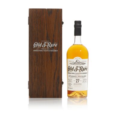 View full screen - View 1 of Lot 373. Littlemill Hunter Laing Old & Rare 27 Year Old 56.0 abv 1988 (1 BT150).