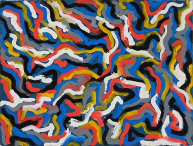 View full screen - View 1 of Lot 651. Squiggly Brushstrokes.