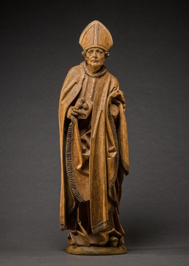View full screen - View 1 of Lot 93. CIRCLE OF TILMAN RIEMENSCHNEIDER (1460-1531) | SAINT NICHOLAS OF MYRA .
