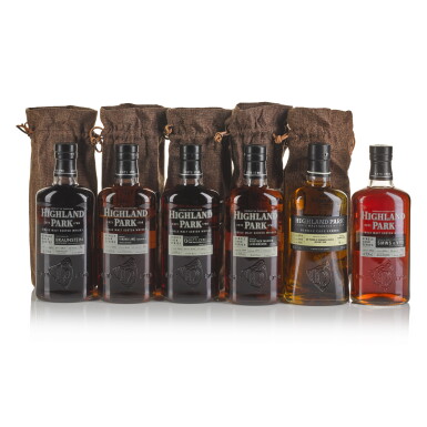 View full screen - View 1 of Lot 206. Highland Park Single Cask Series Selection NV (6 BT 70cl).