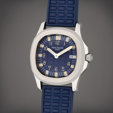 View full screen - View 1 of Lot 259. Reference 4960 Aquanaut ‘Japan Edition’ | A stainless steel wristwatch with date, Circa 2000.