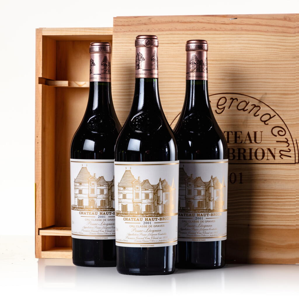 View full screen - View 1 of Lot 46. Château Haut Brion 2001 (5 BT).