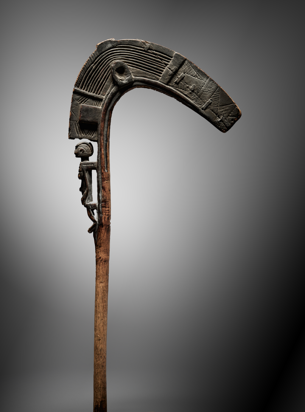 View full screen - View 1 of Lot 72. Dogon Staff, Mali.