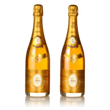 View full screen - View 1 of Lot 152. Louis Roederer, Cristal Brut 1989 (2 BT).