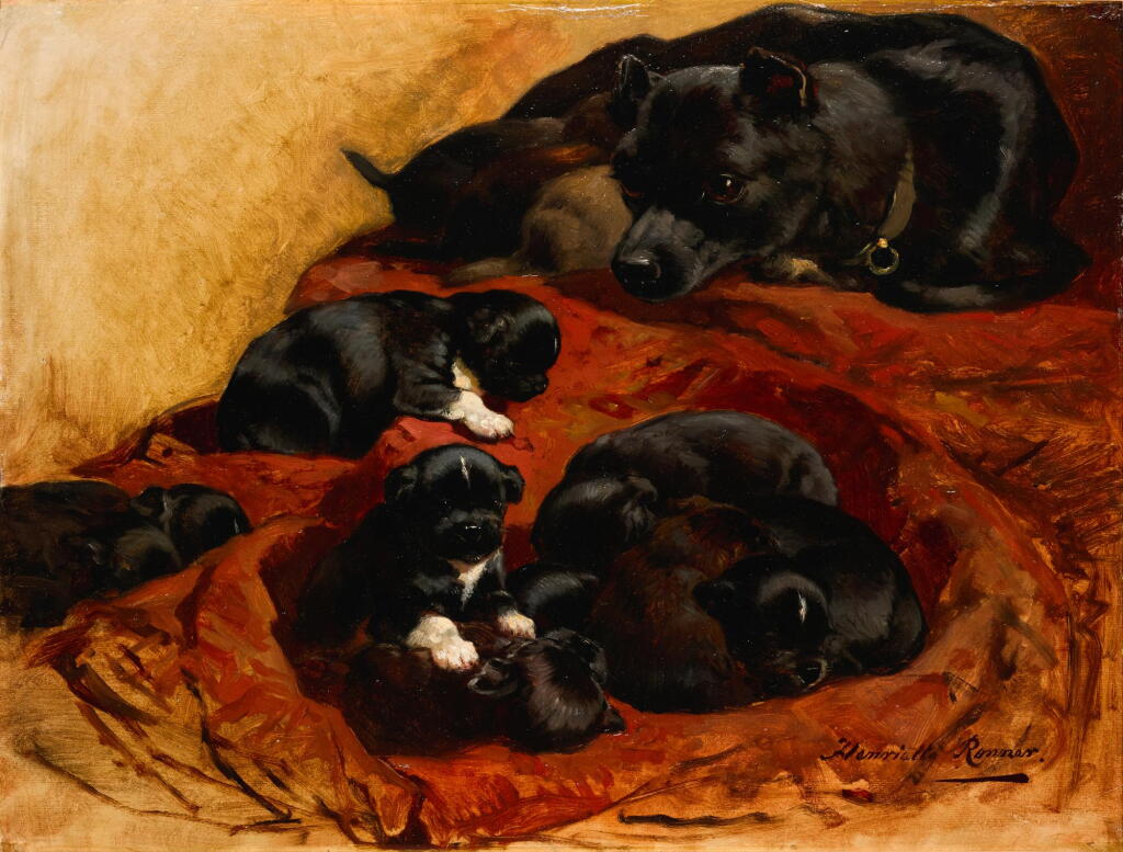 View full screen - View 1 of Lot 90. HENRIËTTE RONNER-KNIP | The proud mother.