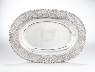 View full screen - View 1 of Lot 271. A Charles II silver dish, John Cooqus, London, 1683.