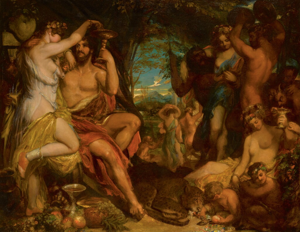 View full screen - View 1 of Lot 92. WILLIAM ETTY, R.A. | A Bacchanalian Revel.
