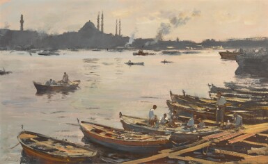 View full screen - View 1 of Lot 347. The Fish Quay, Istanbul.