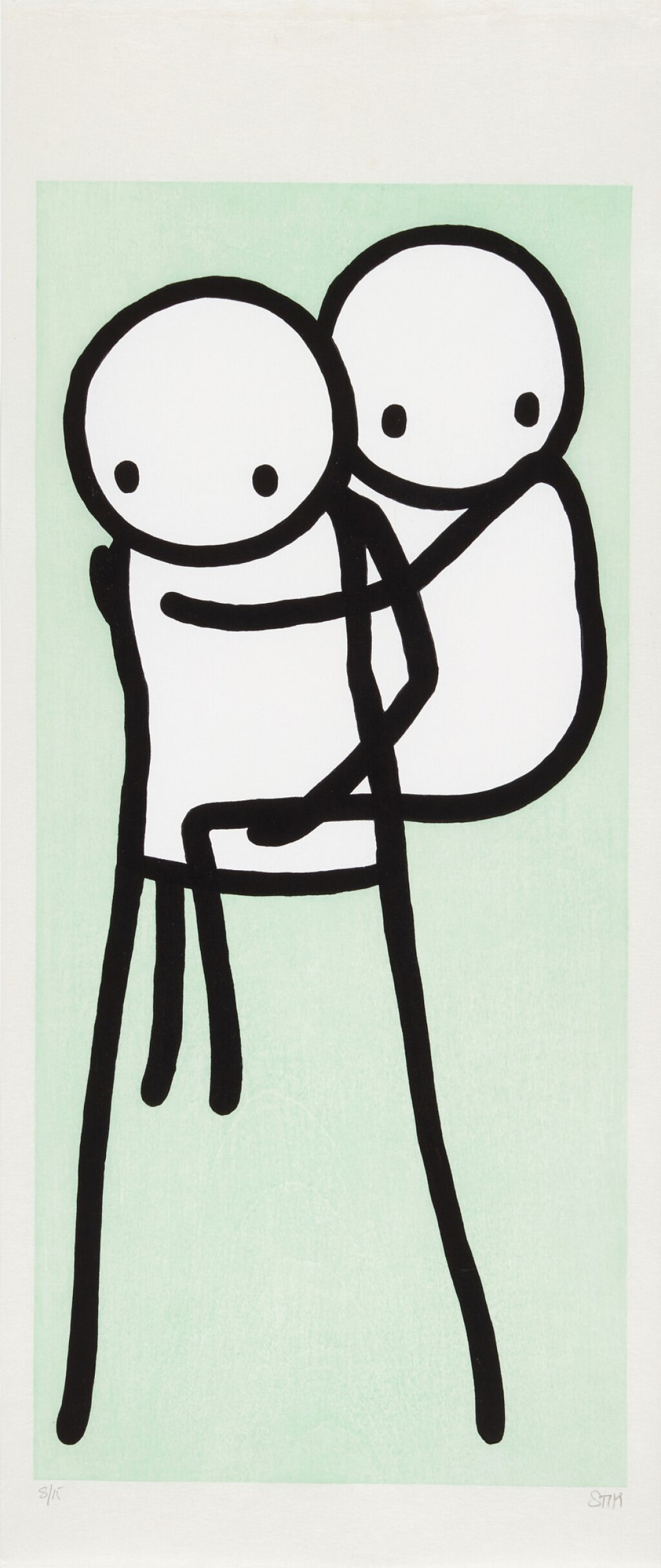 View full screen - View 1 of Lot 137. Onbu (Piggyback) (Green).