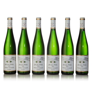 View full screen - View 1 of Lot 640. Wehlener Sonnenuhr Riesling Auslese 2001 J. J. Prüm (11 BT).