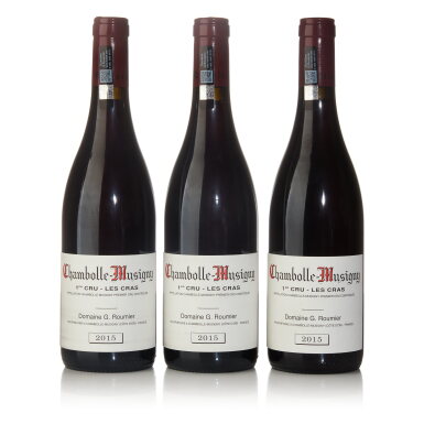 View full screen - View 1 of Lot 54. Chambolle Musigny, Les Cras 2015 Domaine Georges Roumier (3 BT).