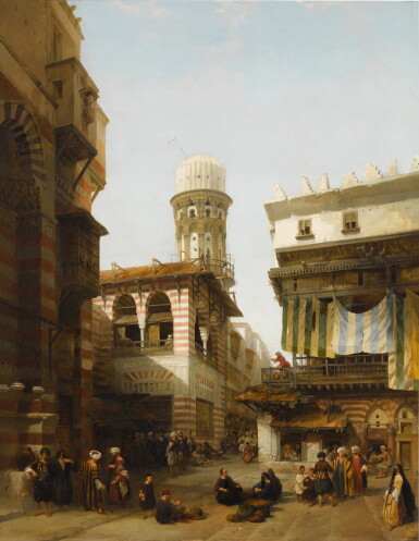 View full screen - View 1 of Lot 51. The Bazaar of the Coppersmiths, Cairo.