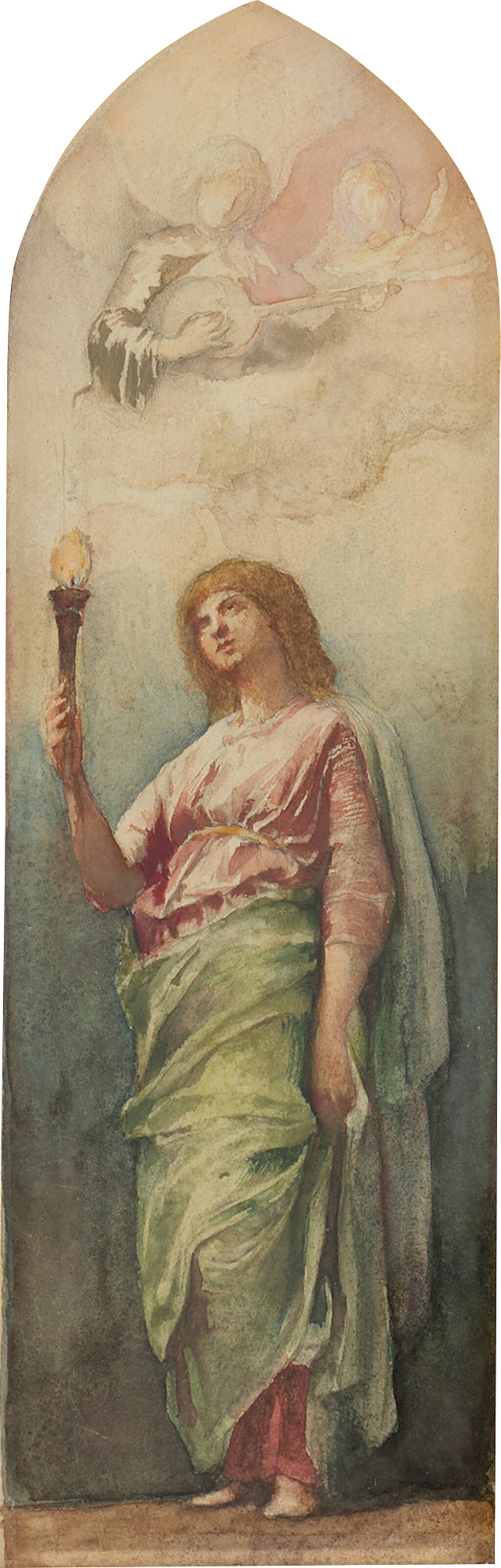 View full screen - View 1 of Lot 2221. Woman with a Torch.