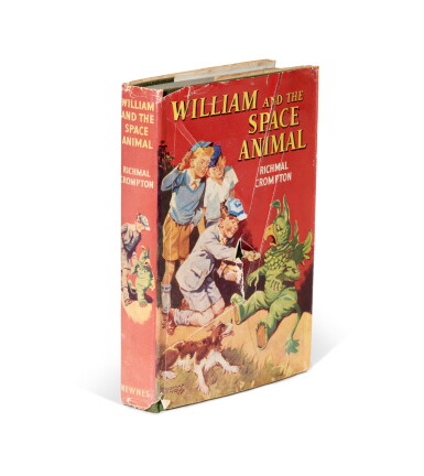 View full screen - View 1 of Lot 24. Richmal Crompton | William and the Space Animal, 1956, first edition, presentation copy.