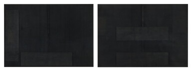 View full screen - View 1 of Lot 24. Haraguchi Noriyuki (1946-2020) | Loess (Odo), No. 11; Loess (Odo), No. 12.