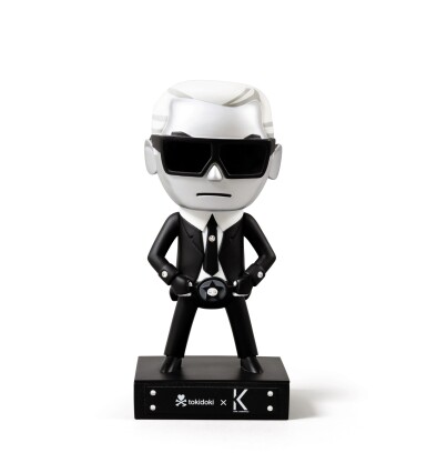 View full screen - View 1 of Lot 408. Figurine Tokidoki x Karl Lagerfeld Mr. Black & White.