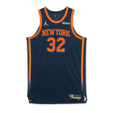 View full screen - View 1 of Lot 16. Karl-Anthony Towns New York Knicks 2024-2025 Game Worn Statement Edition Jersey | 32 Points | Double-Double.