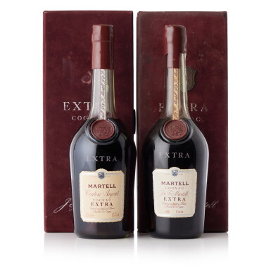 View full screen - View 1 of Lot 6575. Martell Extra Cordon Argent 43.0 abv NV (2 BT70).