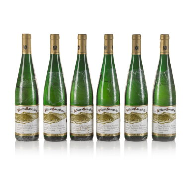 View full screen - View 1 of Lot 726. Serriger Schloss Saarsteiner Riesling Auslese 2002 Schloss Saarstein (11 BT).
