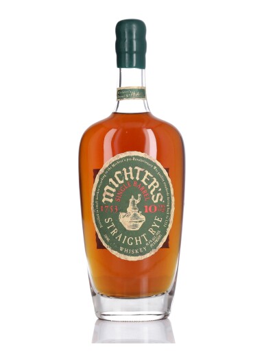 View full screen - View 1 of Lot 356. Michter's Single Barrel Rye 10 Year Old 92.8 proof NV (1 BT 75cl).