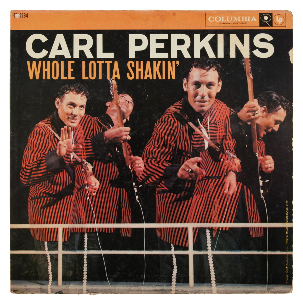 View full screen - View 1 of Lot 4. Carl Perkins, Johnny Cash, and Luther Perkins | A signed record sleeve.