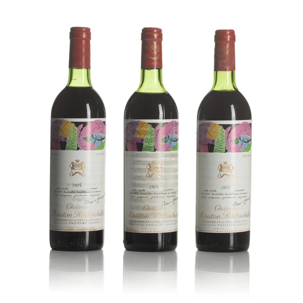 View full screen - View 1 of Lot 384. Château Mouton Rothschild 1975 (12 BT).