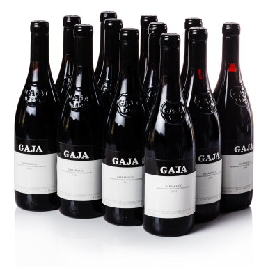 View full screen - View 1 of Lot 379. Barbaresco 1993 Gaja (12 BT).