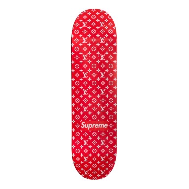 View full screen - View 1 of Lot 8. Louis Vuitton x Supreme | Skateboard Deck .