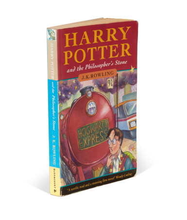 View full screen - View 1 of Lot 102. J.K. Rowling | Harry Potter and the Philosopher's Stone, 1997, first edition, paperback issue.