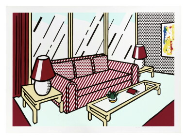 View full screen - View 1 of Lot 20. Red Lamps, from the Interior series.