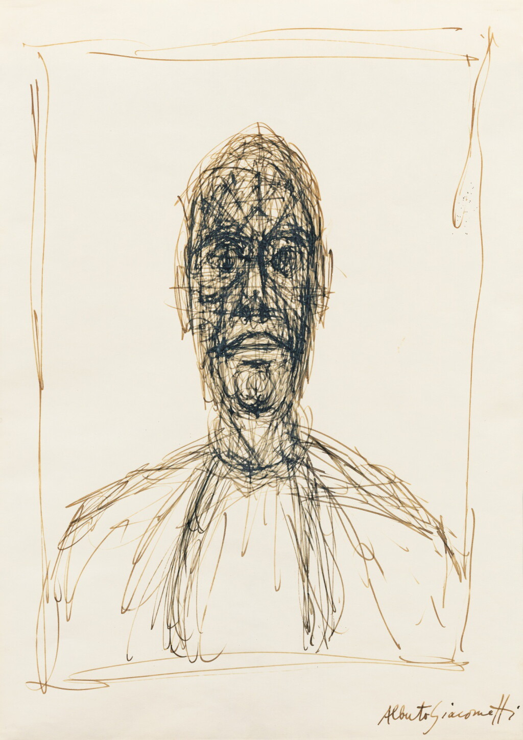 View full screen - View 1 of Lot 28. ALBERTO GIACOMETTI | BUSTE D'HOMME.
