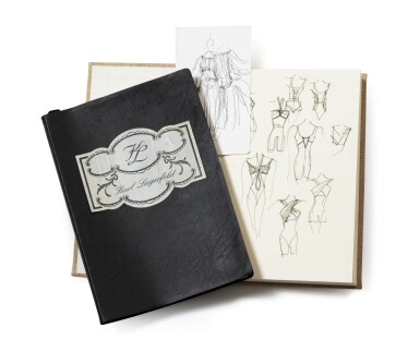 View full screen - View 1 of Lot 2067. Two sketchbooks of Karl Lagerfeld | Deux carnets de dessins de Karl Lagerfeld.