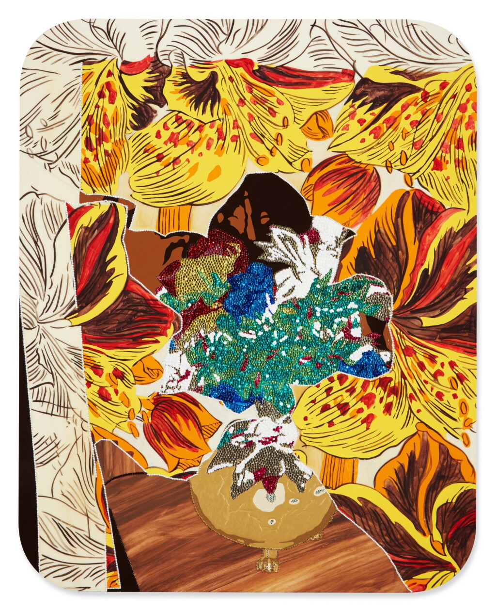 View full screen - View 1 of Lot 403. Still Life with Flowers on Flower.