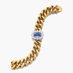 Gold, Sapphire and Diamond Bracelet